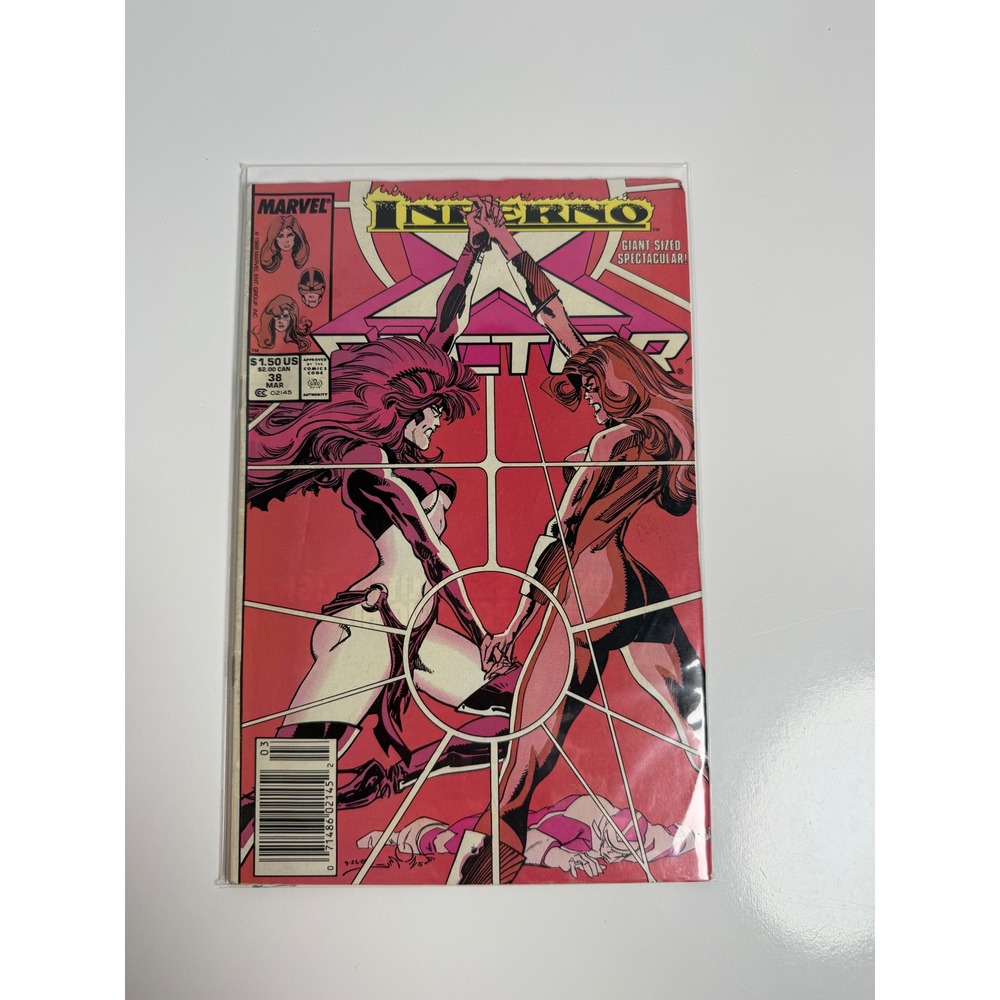 Marvel X-Factor 38 1989 Inferno Jean Grey vs Madelyne Pryor Goblin Queen Comic